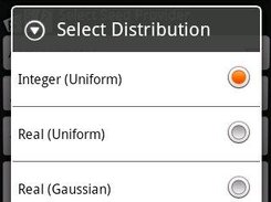 Selecting Distribution