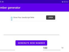 Random Number Generator (ver 1.1.0) Screenshot 2