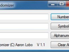 Main view of randomizer