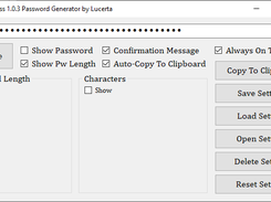 Settings Hidden