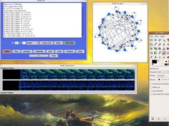 Main, Dynamics, and Topology windows...
