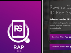 Rap Sheet Reverse Caller ID Screenshot 1