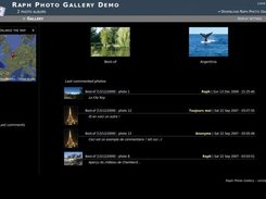 Album list with last comments