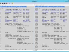 Rapid SQL: Identify differences between files or database objects