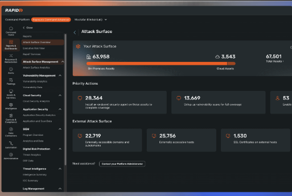 Rapid7 Surface Command Screenshot 1