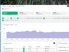 RapidSpike Uptime Monitoring Dashboard