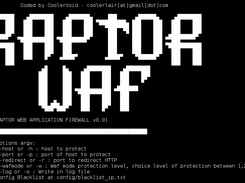 raptor_waf Screenshot 1