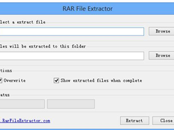 RAR File Extractor Screenshot 1