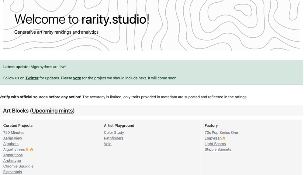 rarity.studio Screenshot 1