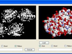 Two RasCtrls are embeded to a client to visualize proteins.