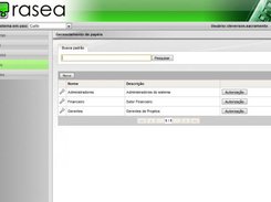 Filtros nas listagens para facilitar a busca.