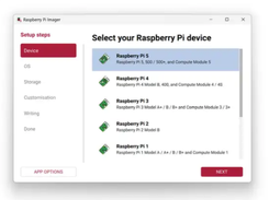 Raspberry Pi Imager Screenshot 1