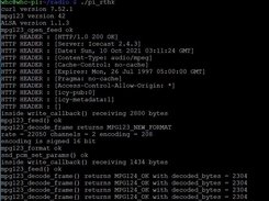 stderr output