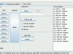New procedure tab