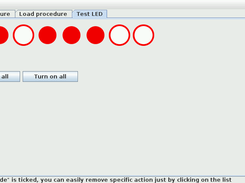 Manual test of GPIOs