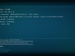 RaspEX Kodi system info 250730