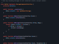 Ratchet WebSocket Screenshot 1