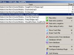 The mainform with the popup menu