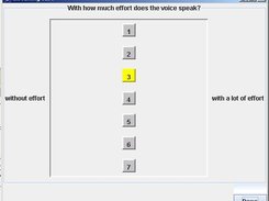 Comparison scale: Arrange several stimuli on a scale