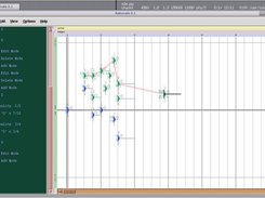 Notes expressed as ratios, with lines indicating tied notes.