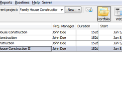 RationalPlan Project Portfolio