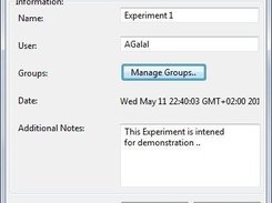 Experiment Information