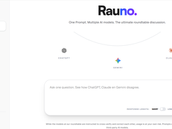 Rauno interface (light mode)