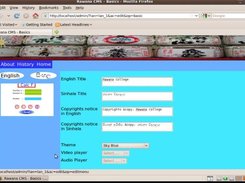 Rawana Basic Edit Page