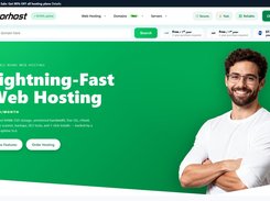 Razorhost Web Hosting dashboard offering lightning-fast NVMe SSD performance and easy site management.