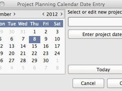 Project Planning Calendar