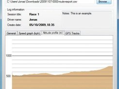 Altitude profile