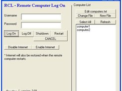 RCLogon 2 Screenshot 1