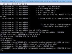 IRC Bot on Efnet on Linux Host
