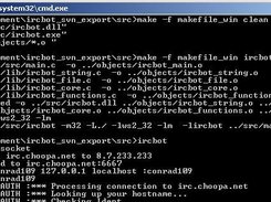 IRC Bot on Efnet on Windows Host