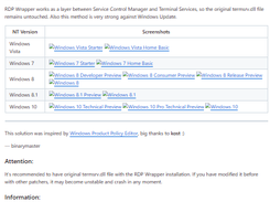 RDP Wrapper Library Screenshot 1