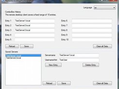 RemoteDesktopHistoryEditor Main Window (en)