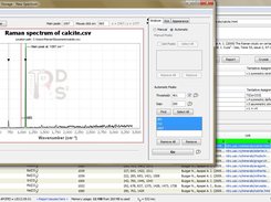 RDSS app. new spectrum window - automatic peaks