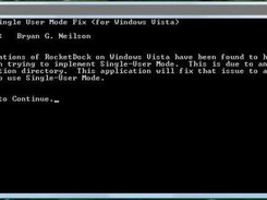 Main screen of the Consol Edtion (Version 1)