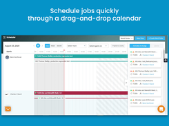 ReachOut Suite - Schedule jobs quickly through a drag-and-drop calender