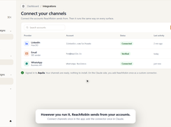 Connect with leads on multichannel