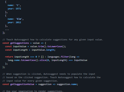 React Autosuggest Screenshot 1