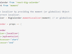 react-big-calendar Screenshot 2
