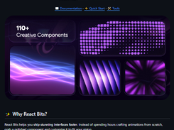 React Bits Library Screenshot 1