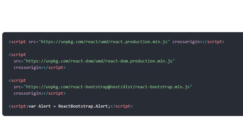 React Bootstrap Screenshot 1