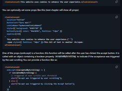 react-cookie-consent Screenshot 1