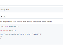 react-email Screenshot 1