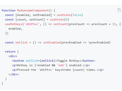 React Hotkeys Hook Screenshot 1