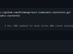 React Isomorphic Starterkit Screenshot 1