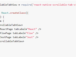 react-native-scrollable-tab-view Screenshot 1