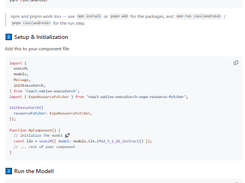 React Native ExecuTorch Screenshot 1